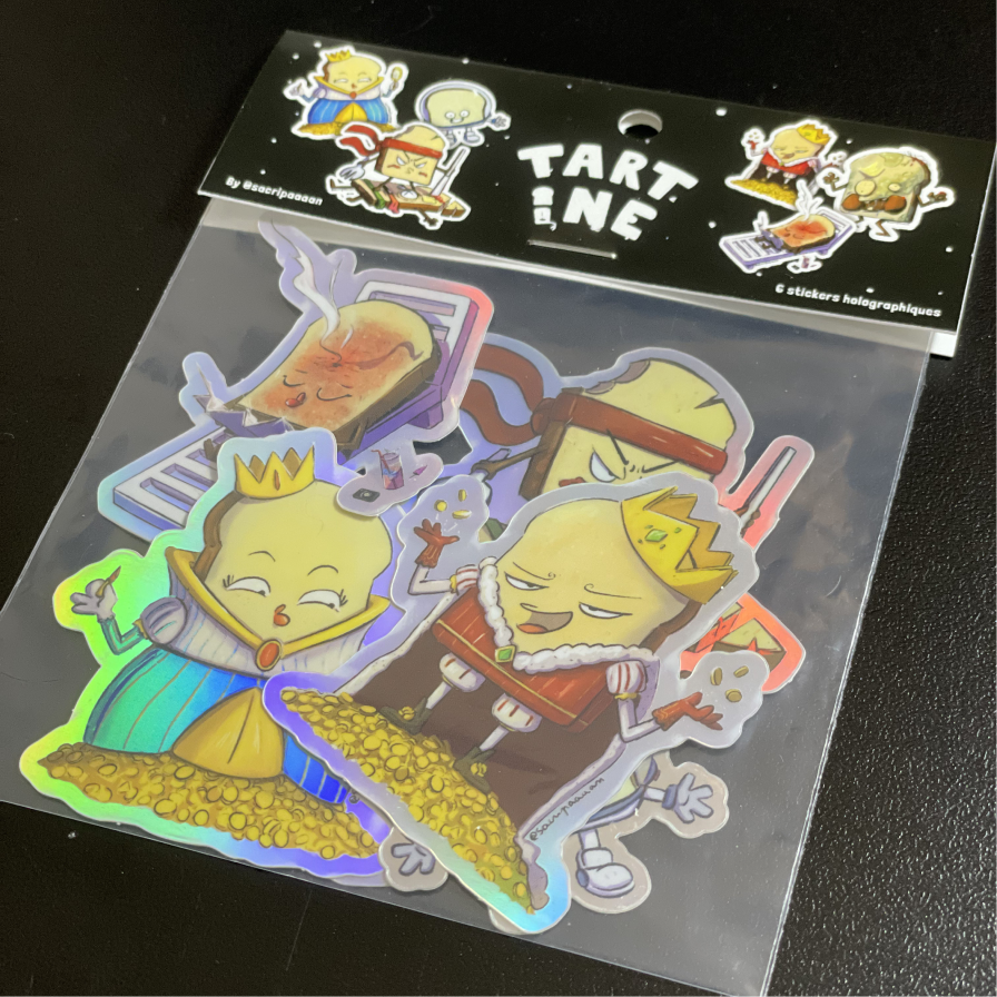 pack stickers tartines pack stickers tartines