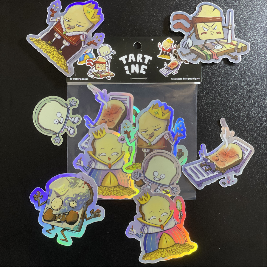 pack stickers tartines pack stickers tartines