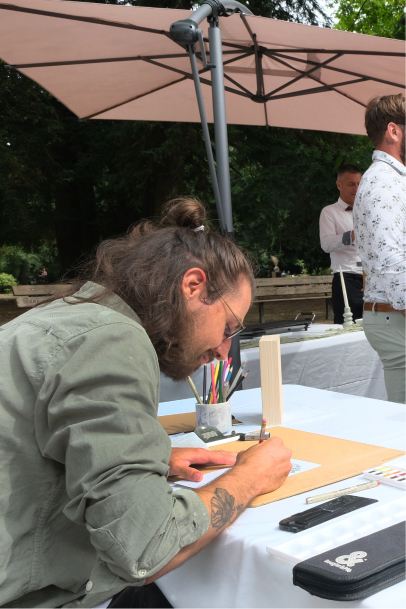 Illustration wedding Mariage Sacripan Nathan Russe