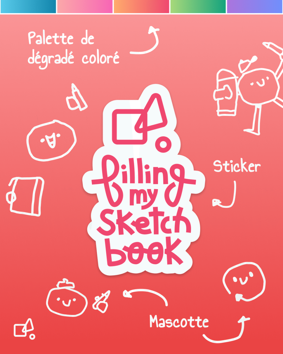 filling my sketchbook Sacripan Graphic design prestation illustration Russe Nathan