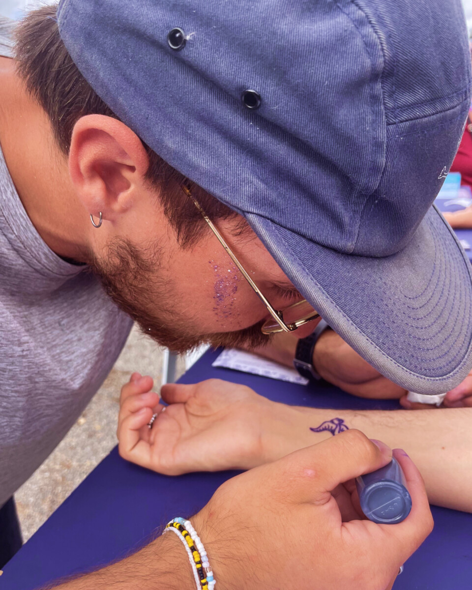 Sacripan Mariage tatouage éphémère illustration illustrateur