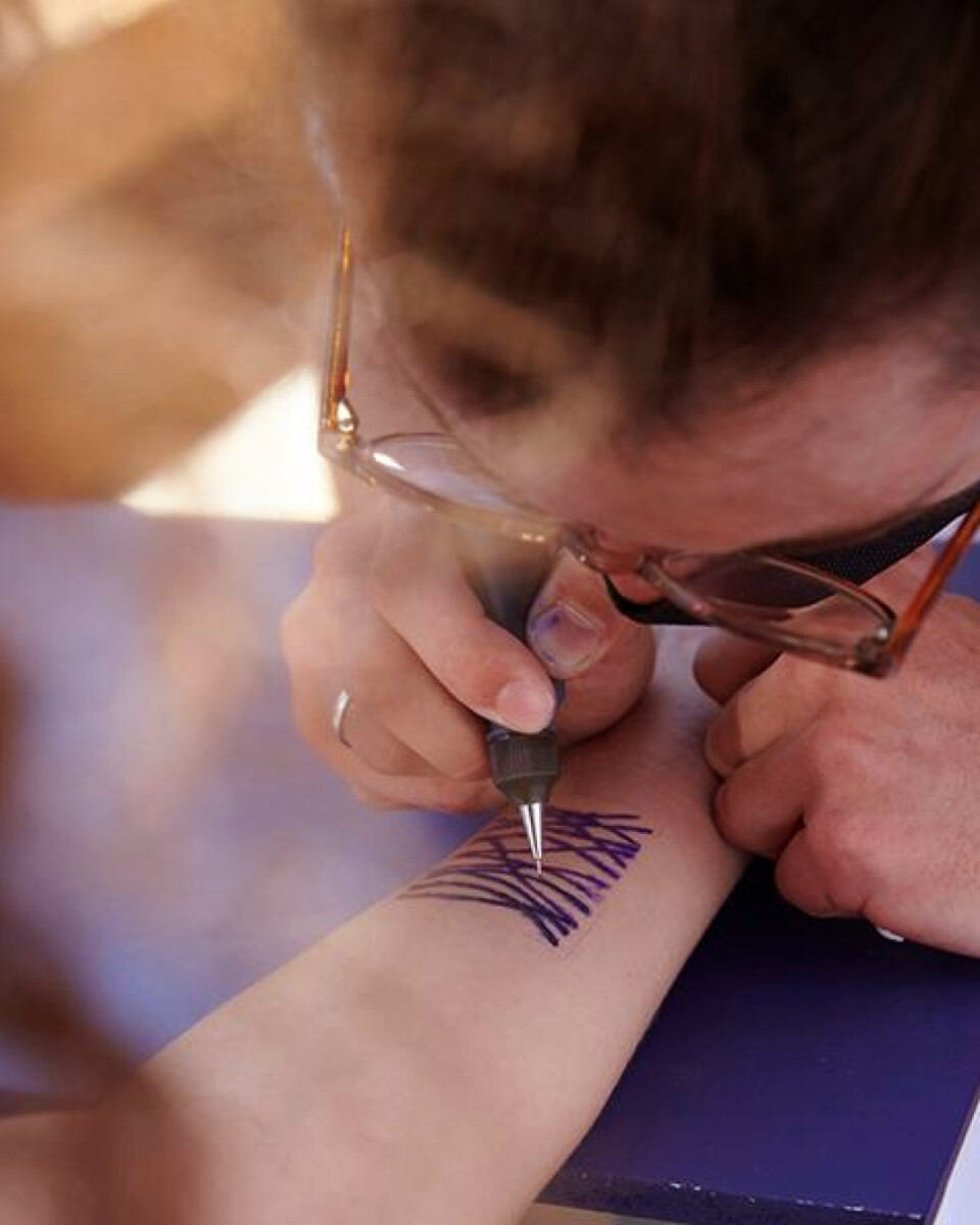 Sacripan Mariage tatouage éphémère illustration illustrateur