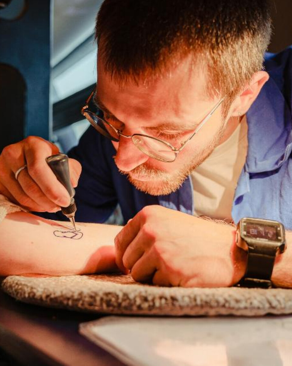 Sacripan Mariage tatouage éphémère illustration illustrateur