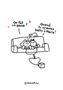 "Tu veux un gosse ?" illustration st valentin Nathan Russe