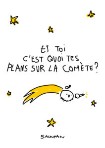 art tes plans sur la comète Nathan Russe illustration